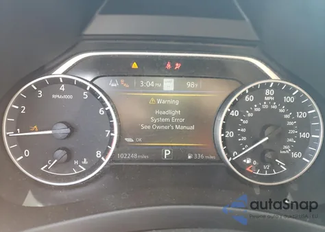 2020 Nissan Murano Sl из США, поврежденный, VIN 5N1AZ2CS8LN140741